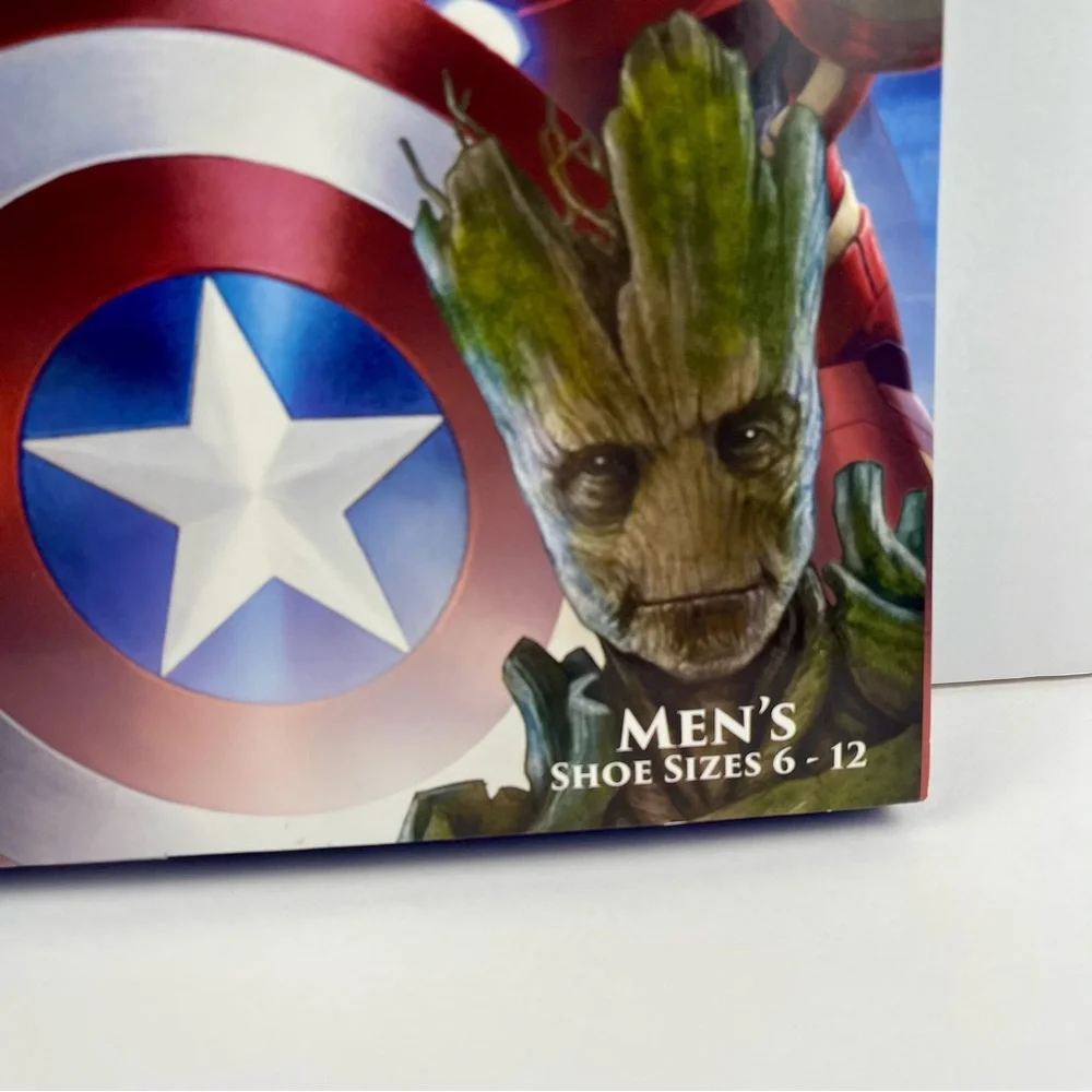 Marvel 15 Days of Socks Advent Calendar 15pk Men’s Shoe Size 6-12 Hulk Iron Man - Picture 4 of 11